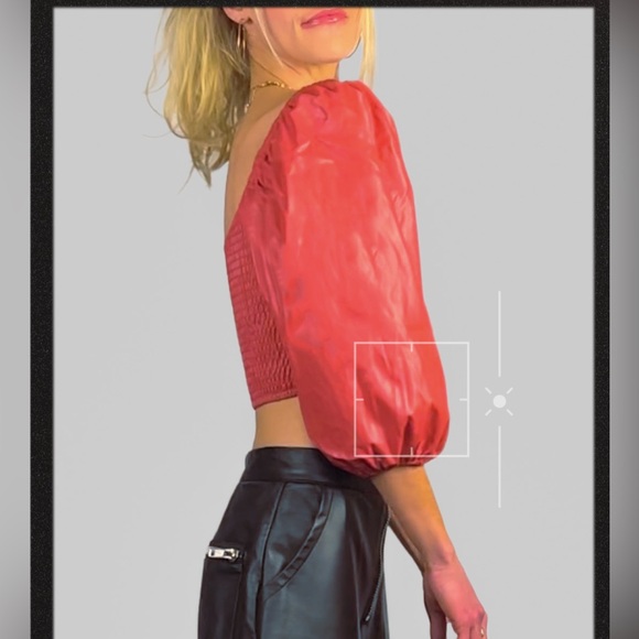 Off Shoulder Pink Top - Picture 1 of 3